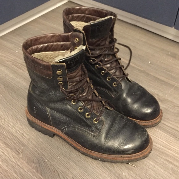 Frye Other - Mens shearling lined Frye boots size 9 1/2